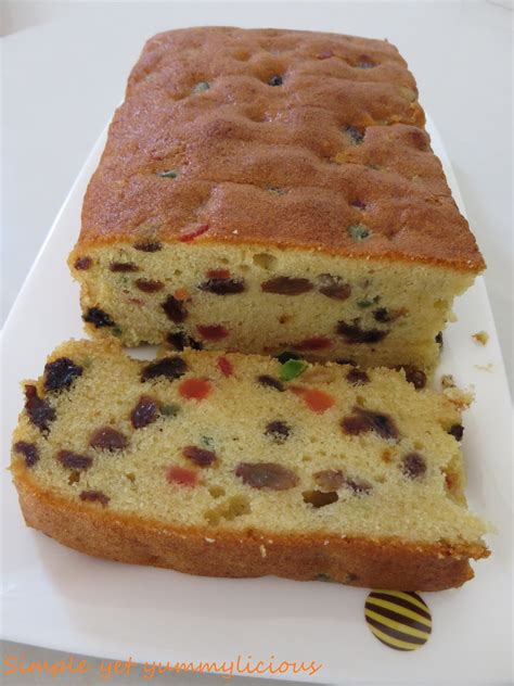 Simple yet yummylicious!: Light orange-flavoured Fruit Cake