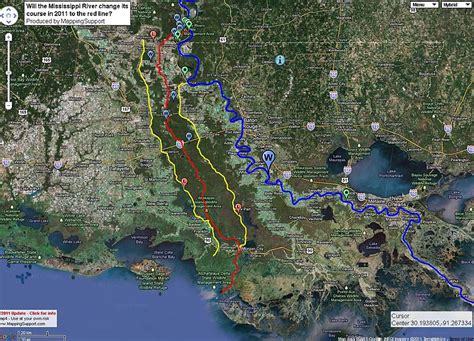 Atchafalaya River Map