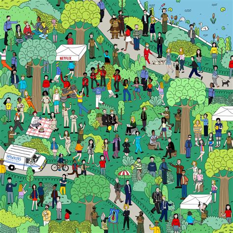 Can you spot all the characters in this Netflix version of a 'Where's ...