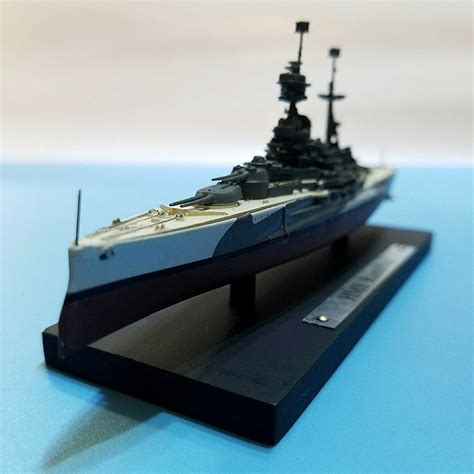 WWII BRITISH HMS Ramillies 1/1250 diecast model ship Atlas | eBay