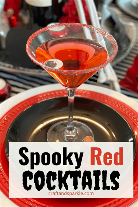 10 Delicious Bloody Red Halloween Cocktail Recipes - Craft and Sparkle