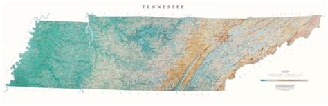 Tennessee Printable Map