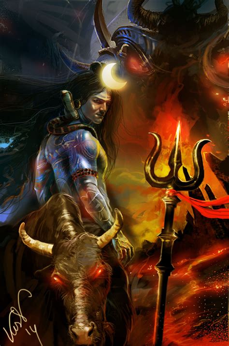 Shiv Nandi | Shiva tandav, Shiva angry, Shiva shankar