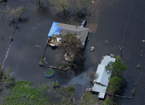 Aerial photos of Hurricane Ike damage