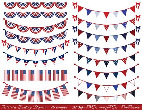 patriotic bunting clipart - Clip Art Library