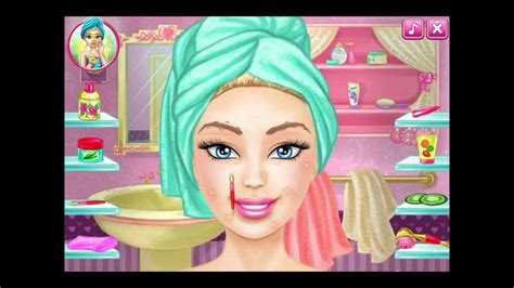 Barbie Real Makeover full game play-make up game for girls - YouTube