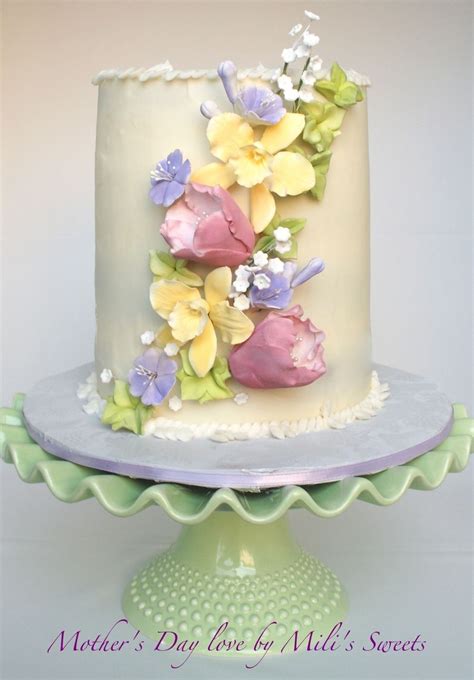 Mother's Day Love | Pretty cakes, Floral cake, Eat cake