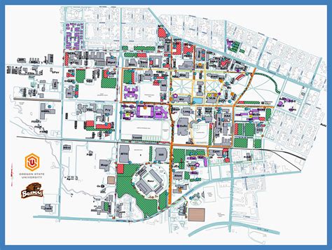 Oregon University Campus Map | secretmuseum