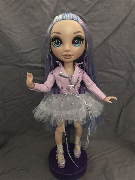 Partially customized my Rainbow High Violet : r/Dolls