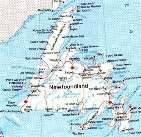 Newfoundland, Canada | Newfoundland travel, Newfoundland, Newfoundland map