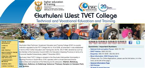 Ekurhuleni West College Online Application For 2024 Check