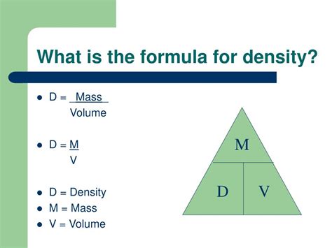 Formula for density - freeloadsglass