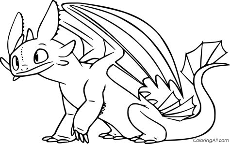 How Train Your Dragon Coloring Pages Toothless Coloring Pages