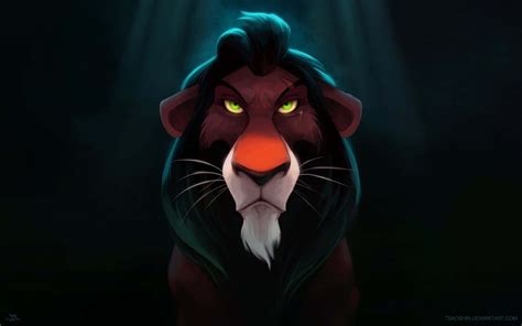 Download Scar showing his teeth in the classic Lion King scene ...