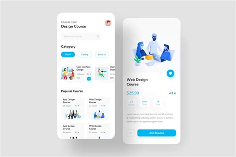 Download Free Flutter UI Kits for Hotel, Fitness, Course