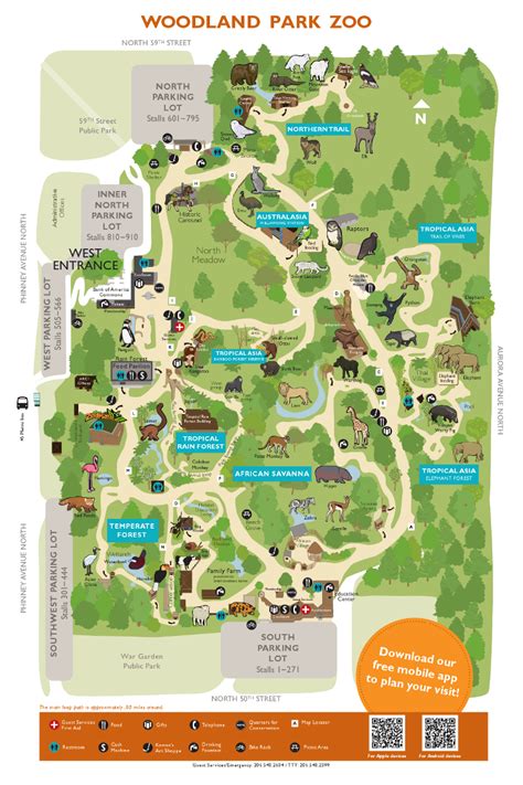 Woodland Park Zoo map Wayfinding, Signage, Map Design, Graphic Design ...