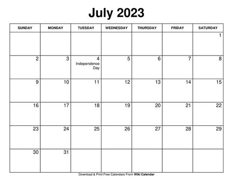 August 2023 To July 2023 Calendar Printable – Get Calendar 2023 Update