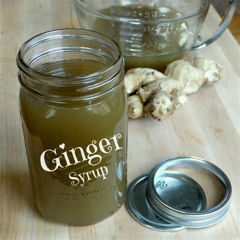 Homemade Ginger Syrup • The Good Hearted Woman