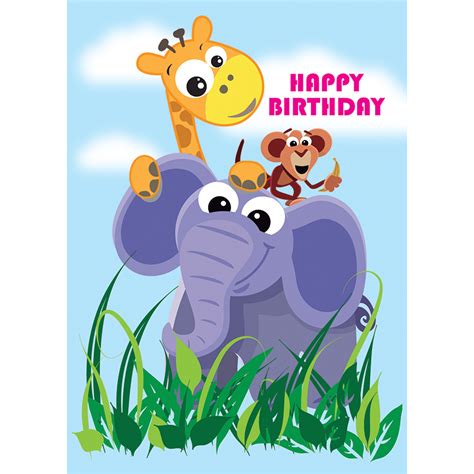 Children's birthday cards bumper pack