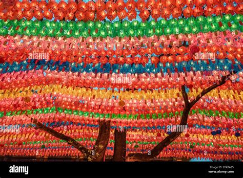 2021 South Korean Lantern Festival, Jogyesa Buddhist Temple, Seoul ...