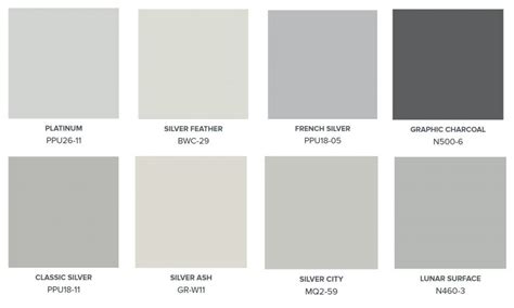 Popular mineral Gray Paint Colors – Gray Color Palette | Colorfully BEHR