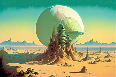 Classic Sci-Fi Art 70s - Futuristic Fine Art - Digital Art & AI ...