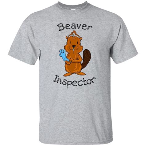 Inspector Beaver Tail Shirt Funny Tees For Men Beaver Shirt – T-Shirt ...