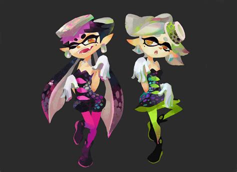 Callie And Marie Splatoon Splatoon Comics Game Character Design ...