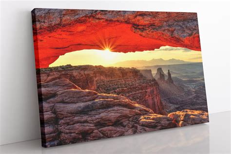 Sedona Arizona Canvas Wall Art Large Framed Sedona Landscape - Etsy