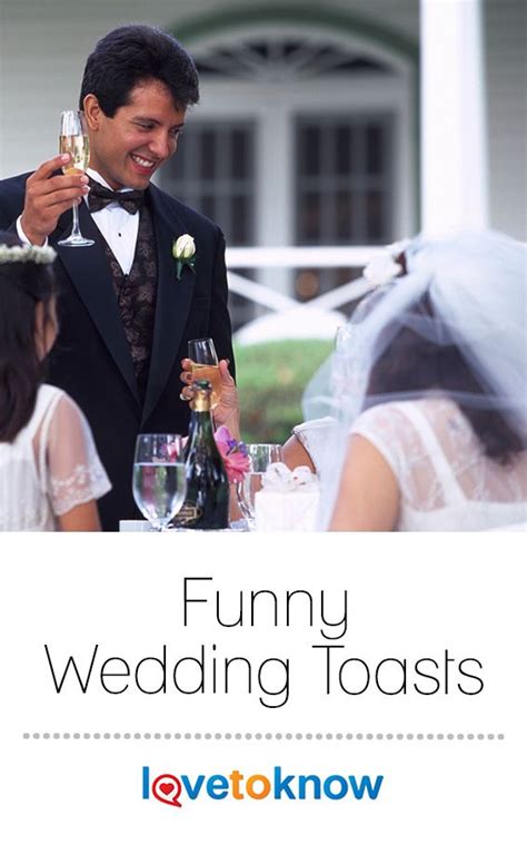 Funny Wedding Toasts | LoveToKnow | Funny wedding toasts, Wedding toast ...