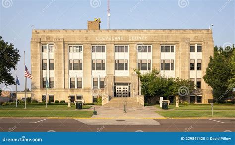 The Cleveland County Courthouse in Norman, Oklahoma. Stock Photo ...