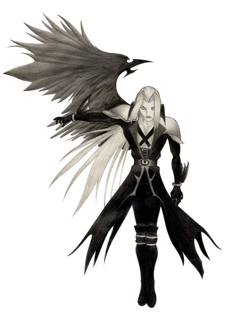 Sephiroth one winged angel by palp on DeviantArt