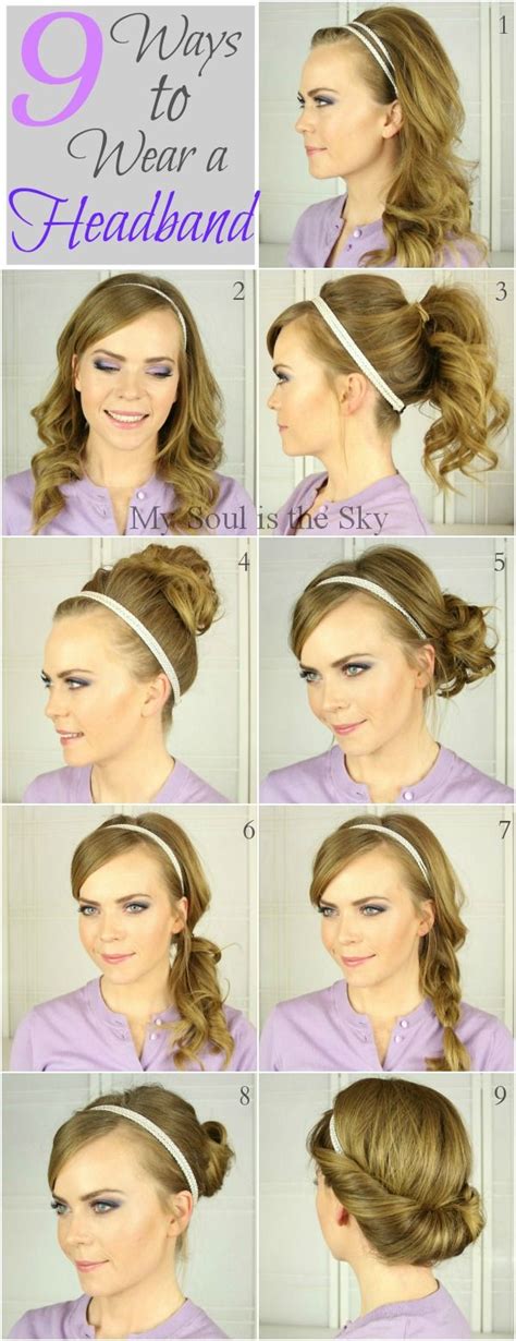 Brilliant Headband Hairstyles For Girls Very Easy To Do At Home Cute ...