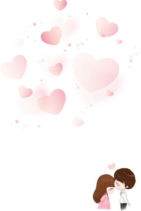 Love Pink Romantic Kiss Background Wallpaper Image For Free Download ...