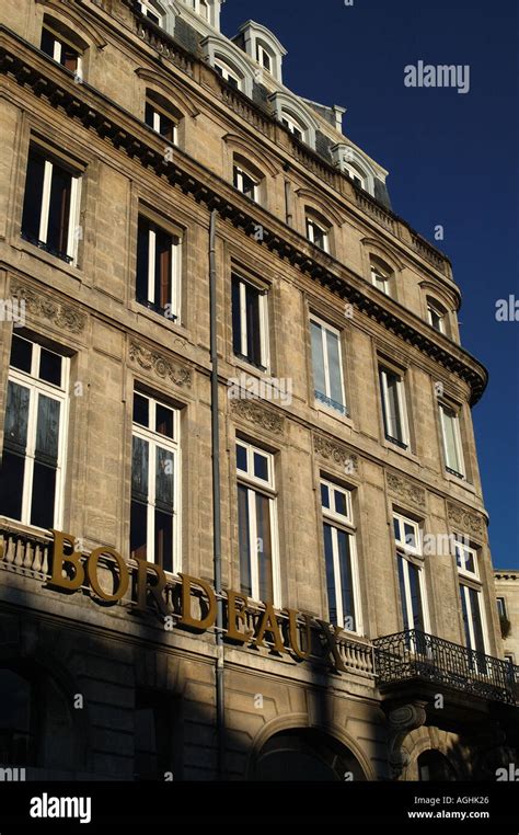 Architecture Bordeaux France Stock Photo - Alamy