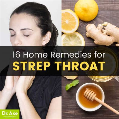 16 Natural Strep Throat Home Remedies for Strep Throat Treatment - Dr. Axe