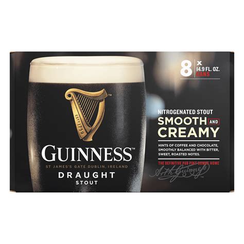 Guinness Draught in Can 8PK 14.9oz - Walmart.com - Walmart.com