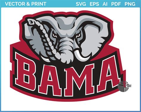 Alabama Crimson Tide - Alternate Logo (2001) - College Sports Vector ...