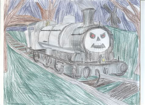 Halloween Pic - The Ghost Train (NOT TIMOTHY!!) by TrainsAndCartoons on ...