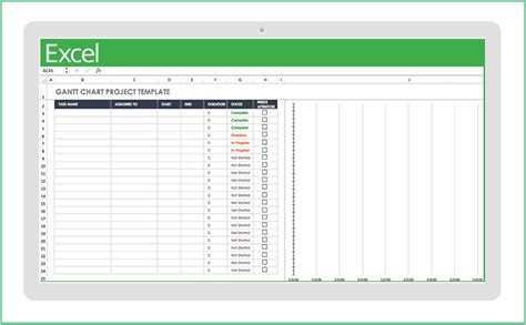 Project Management With Excel Template Free