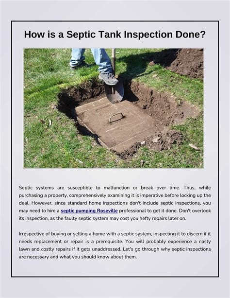 Septic Tank Inspection Checklist by Advanced Septic Service LLC - Issuu