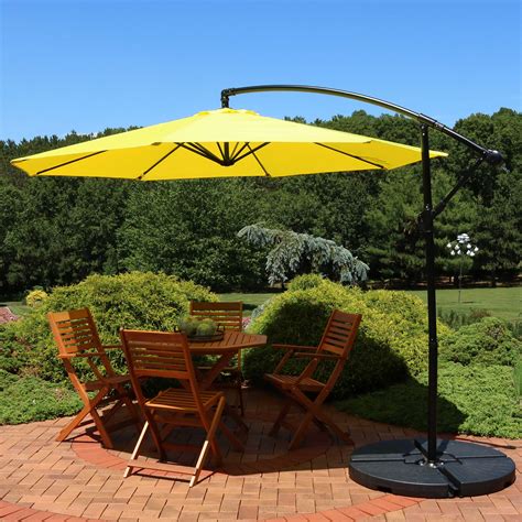 Sunnydaze Outdoor Cantilever Offset Patio Umbrella - Outside Waterproof ...