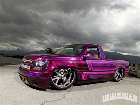 Chevrolet Pickup with unbelievable 30 inch wheels and custom paint job ...