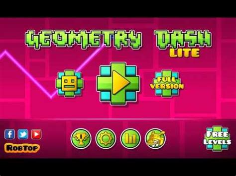 Les secrets de geometry dash lite - YouTube