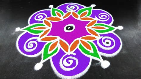 #221 - Simple Muggulu | Easy Rangoli Designs with Kolam Design Art ...