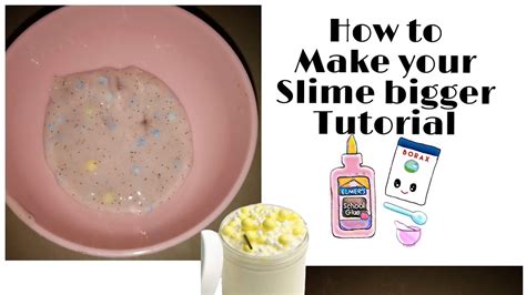 How to make your slime bigger tutorial - YouTube