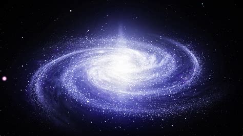 Camera Zooms In On Spiral Milky Way Galaxy Stock Motion Graphics SBV ...