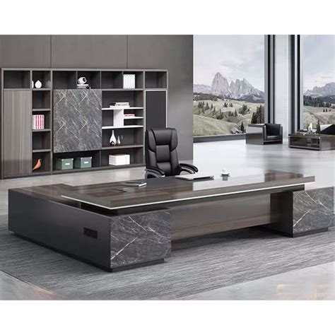 China Luxury Foshan Custom CEO Table Office Wooden Table Executive Desk ...