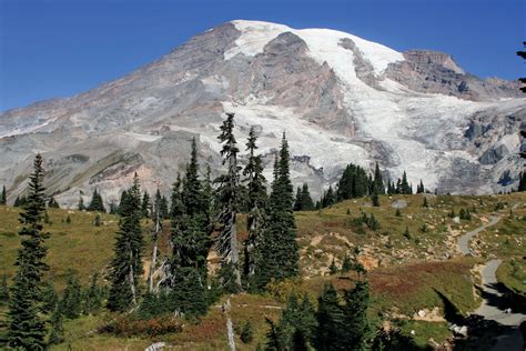 Mount Rainier Volcano Eruption