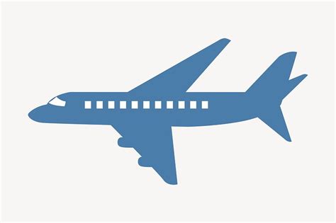 Airplane clipart, travel illustration vector. | Free Vector - rawpixel